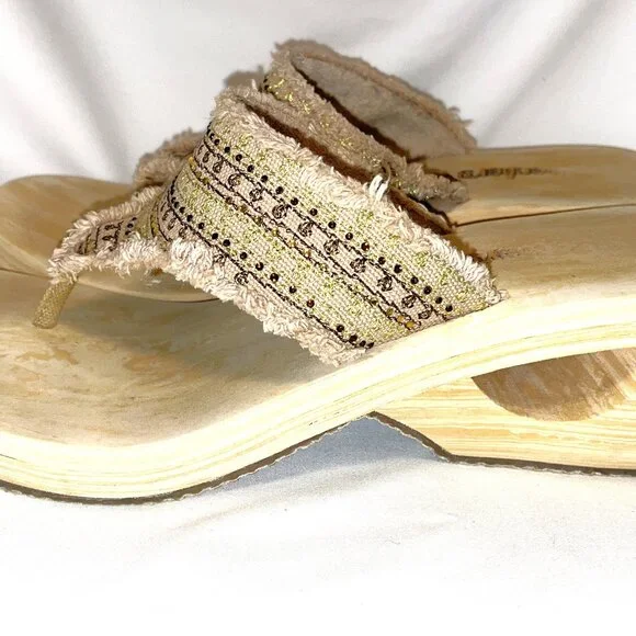 VTG Y2K Skechers CALI Size 8.5 Slip On Cut Out Block Heel Metallic Detail - Picture 4 of 9